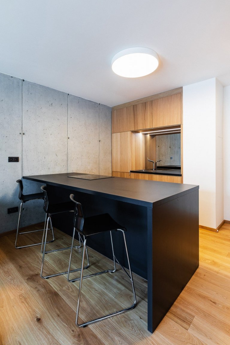 Dvoupokojový byt kde architekt nedělal žádné kompromisy