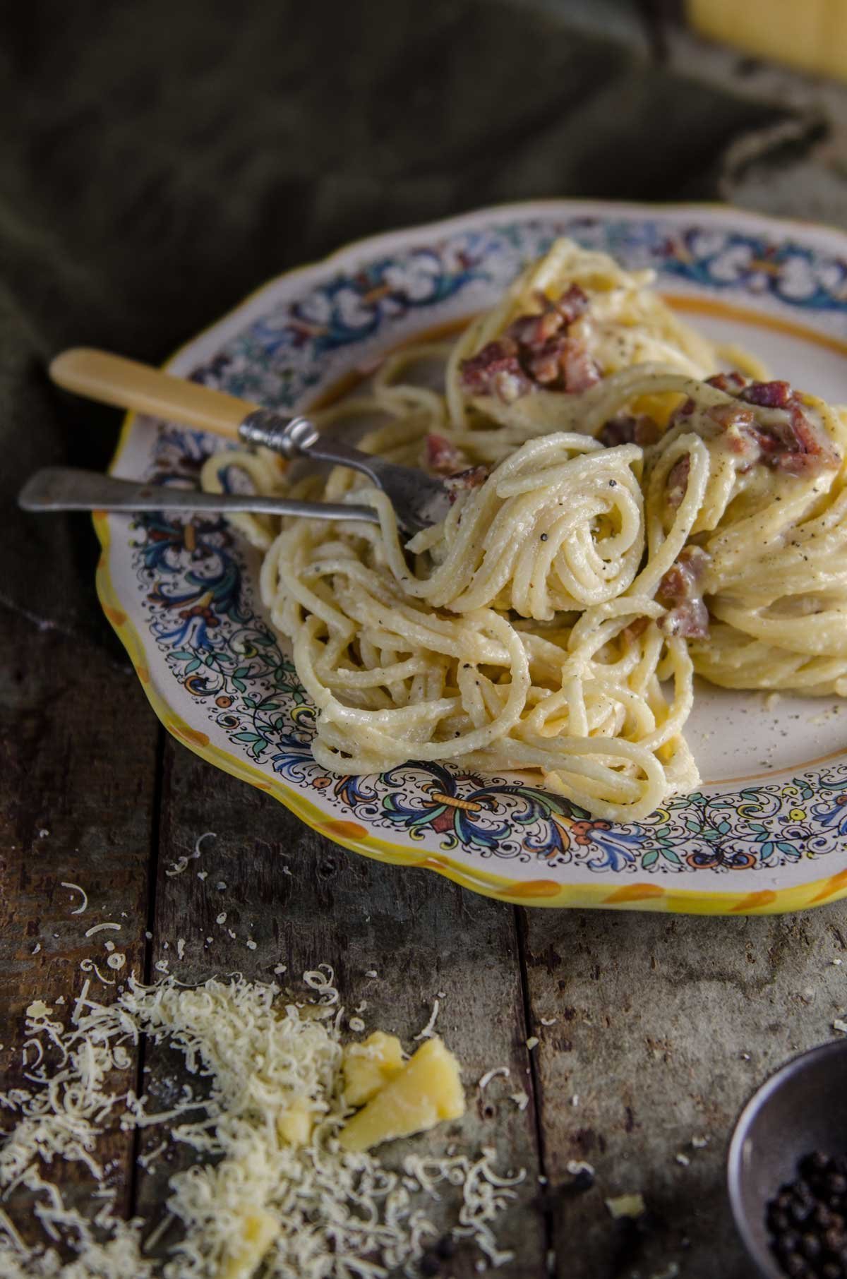Špagety alla Carbonara