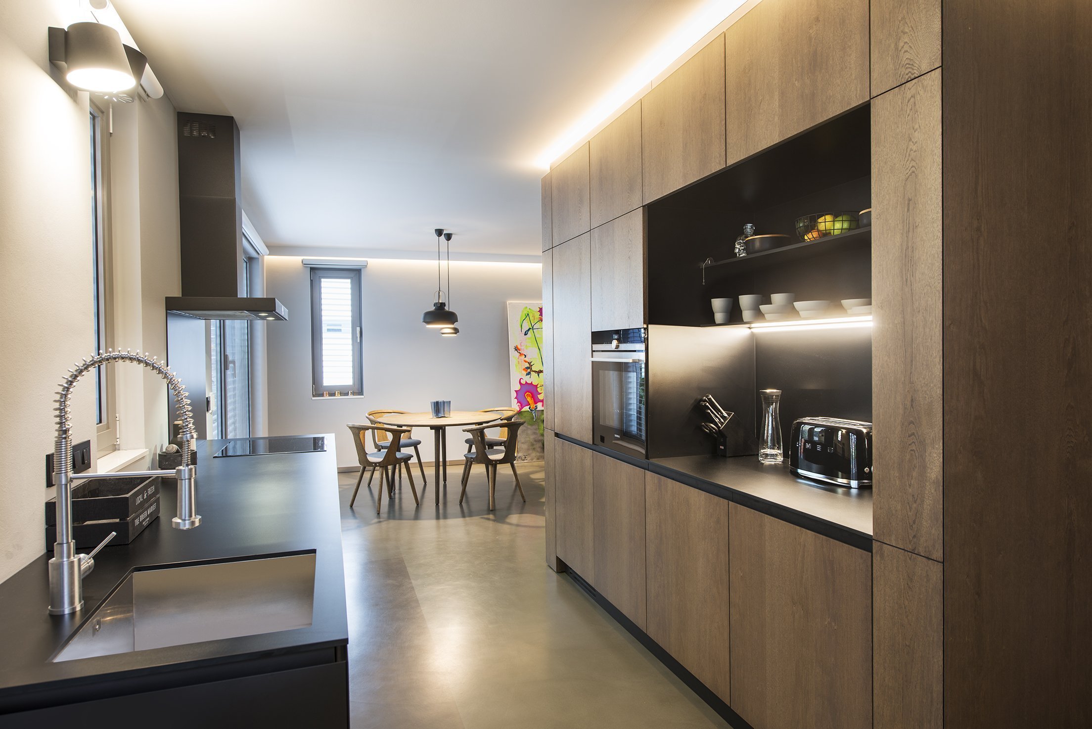 Komfortní loft s precizním řemeslným zpracováním