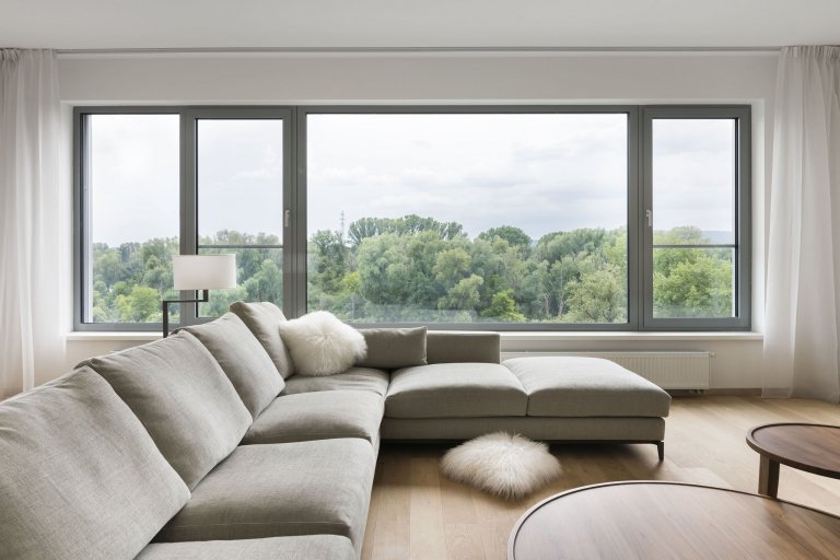 Střešní byt s výhledem na Dunaj