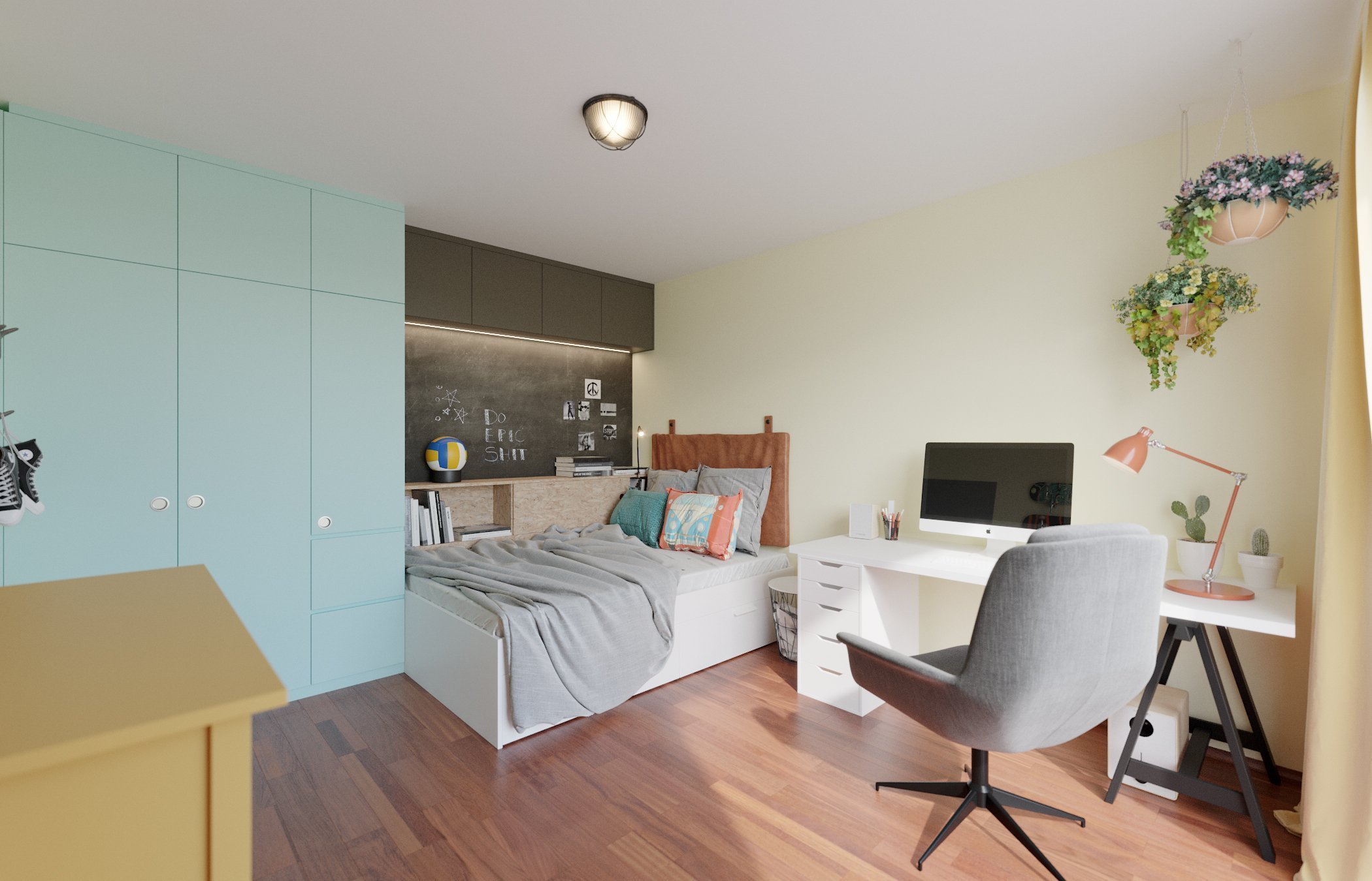 Představujeme vám architektonický návrh dětského pokoje pro teenagera. Každý dětský pokoj je jako každé dítě jedinečný, odrážející jeho osobnost. Tento byl…