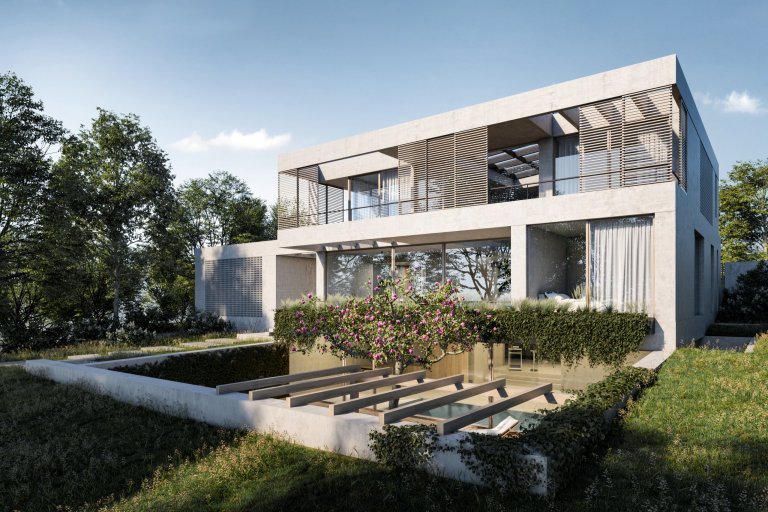Architektonický návrh rodinného domu v Černošicích

Výsledkem je moderní minimalistická vila z pohledového betonu teplé šedé barvy. Snahou bylo vytvořit na…
