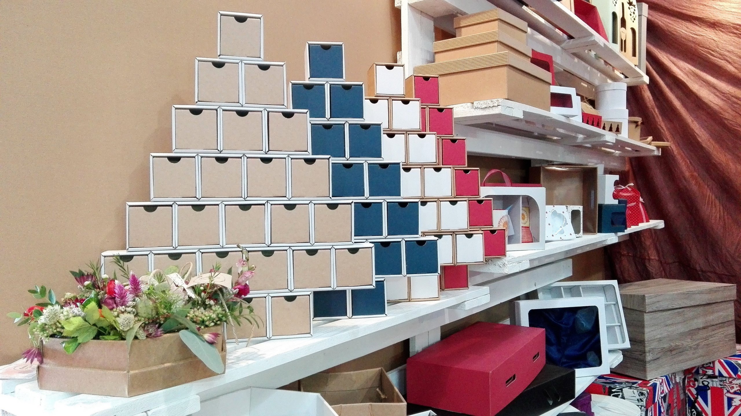 Vtipně pojatý adventní kalendář.