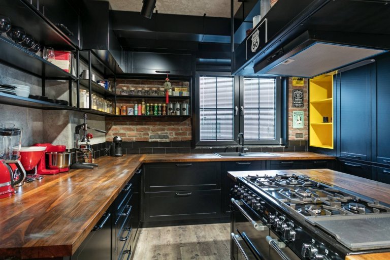 Industriální loft pro chlapa