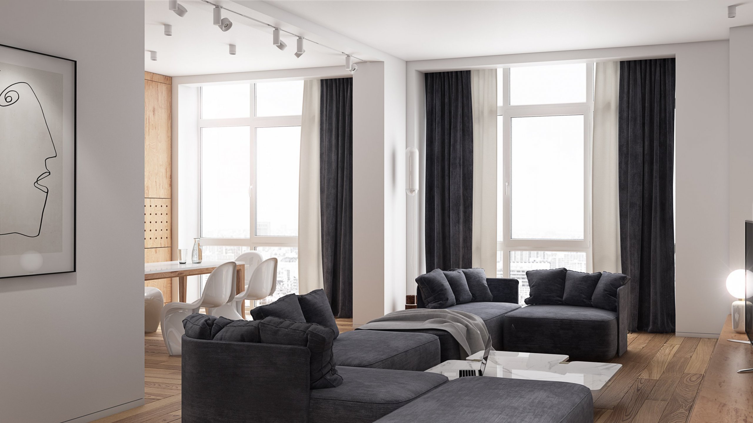 Minimalistický apartmán