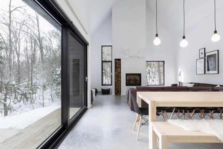 Zasněžená Villa Boreale