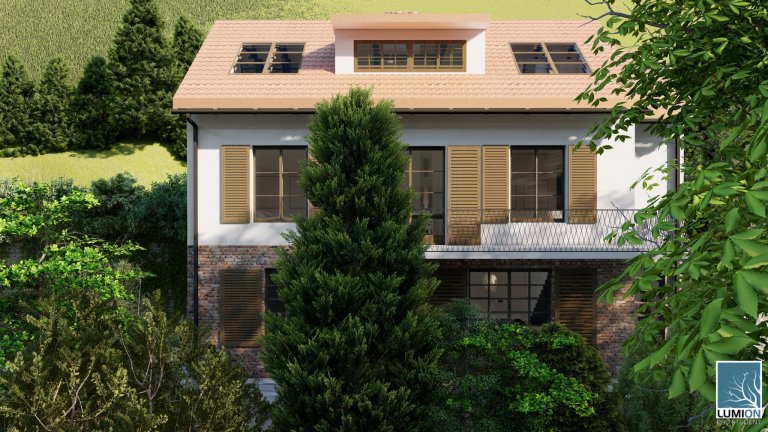 Koncept interiéru rekreační chaty v Černých Budech v Sázavě je založený na kontrastech a kvalitních materiálech. Světlé omítky jsou doplněny tmavou dřevěnou…