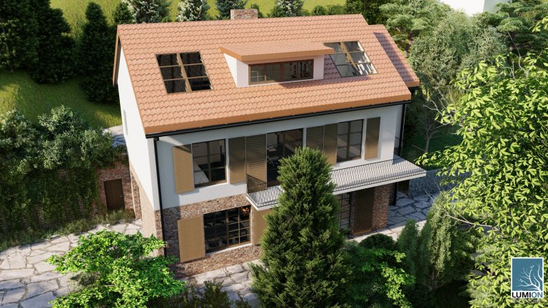 Koncept interiéru rekreační chaty v Černých Budech v Sázavě je založený na kontrastech a kvalitních materiálech. Světlé omítky jsou doplněny tmavou dřevěnou…