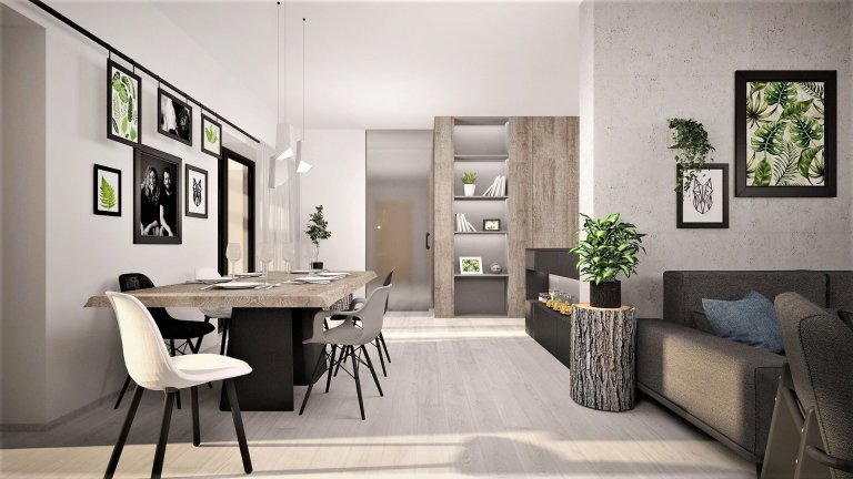 Interiér mladého páru v Hrotovicích