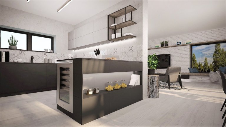 Interiér mladého páru v Hrotovicích