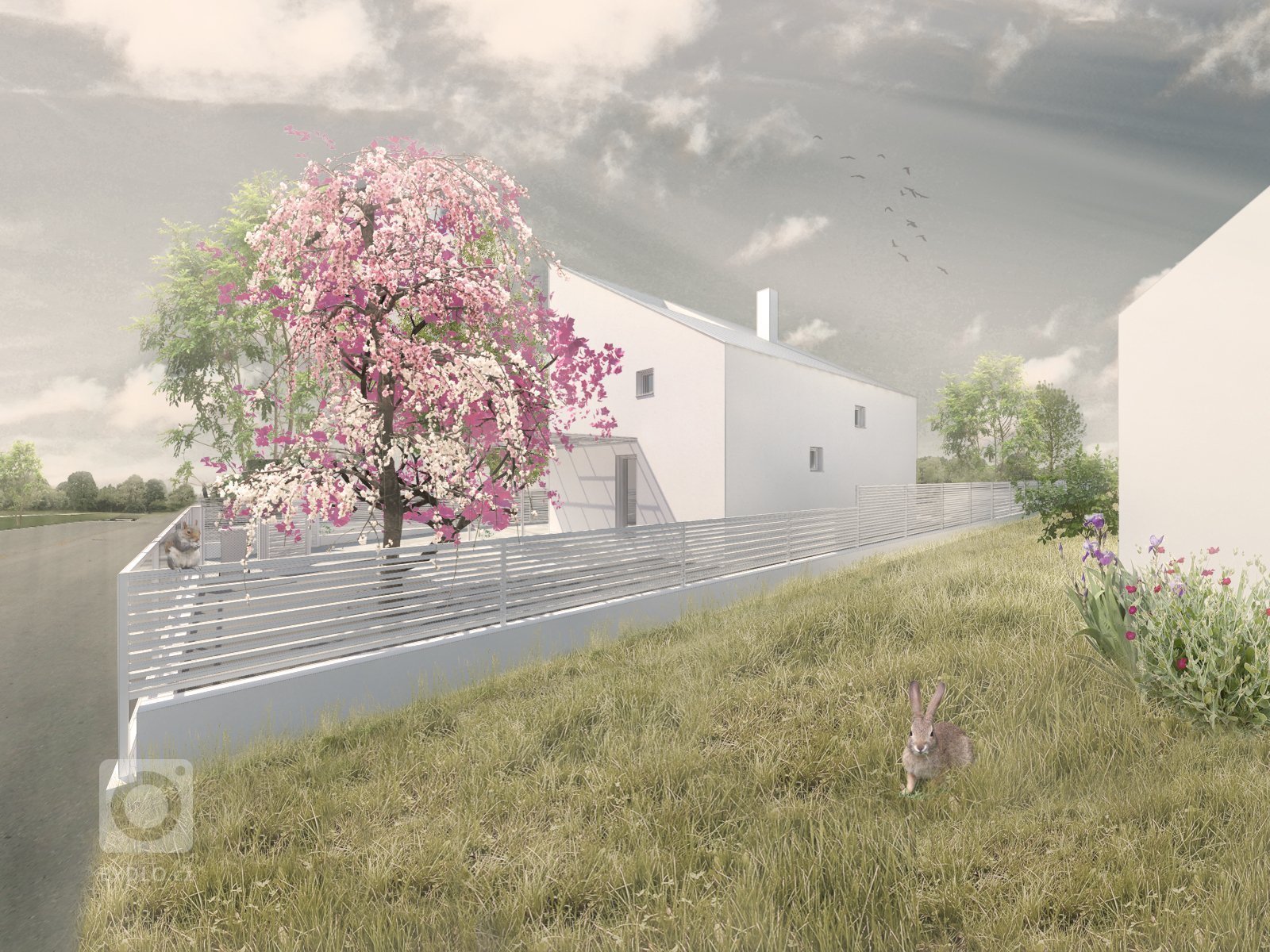 Nízky rozpočet, úzky pozemok a na ňom plnohodnotný štvorizbový&nbsp;rodinný dom. &quot;The Half House&quot; je v tvare polovice domu so sedlovou strechou.…