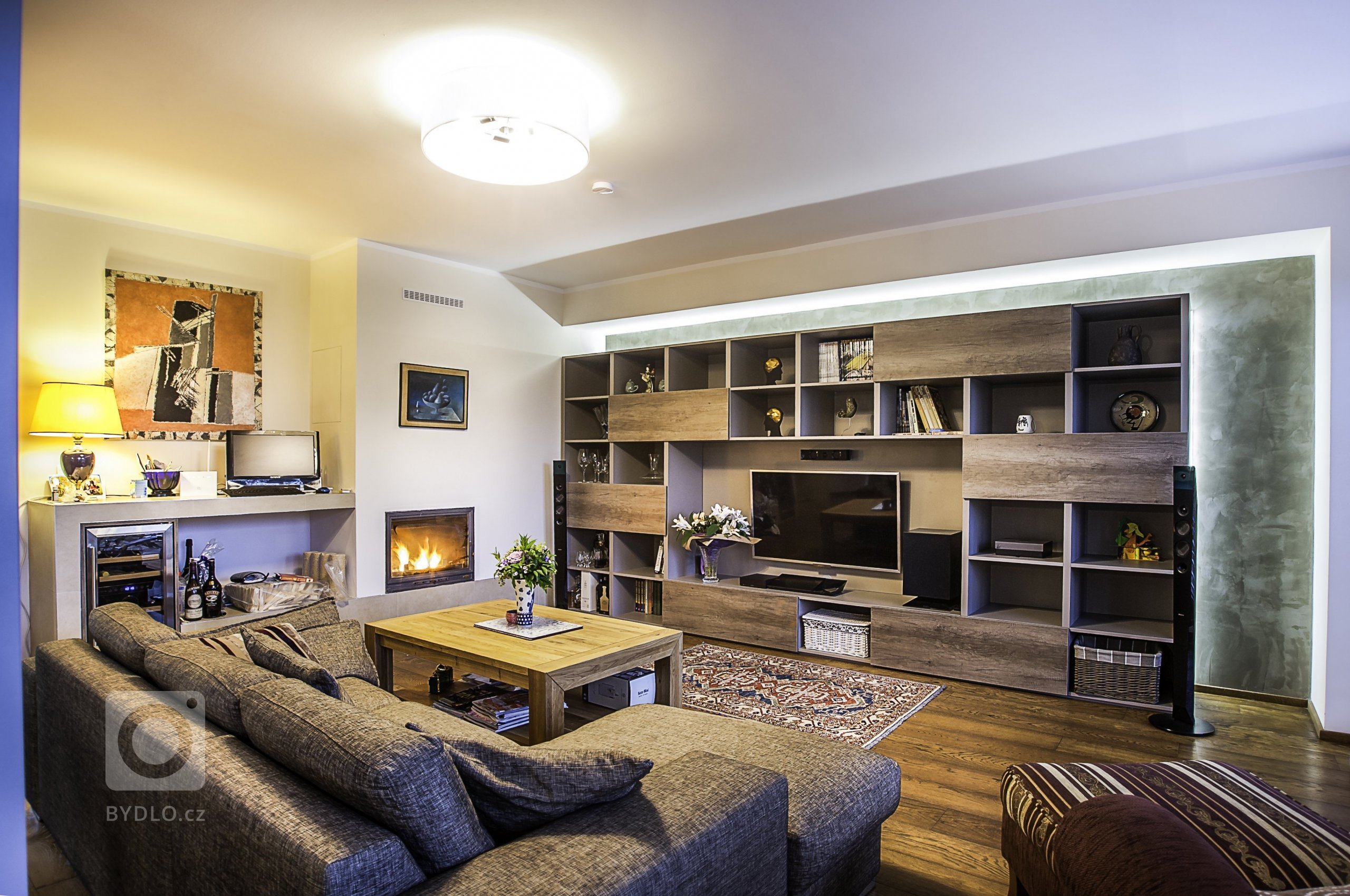 Kompletní návrh včetně realizace interiéru RD Vestec.
