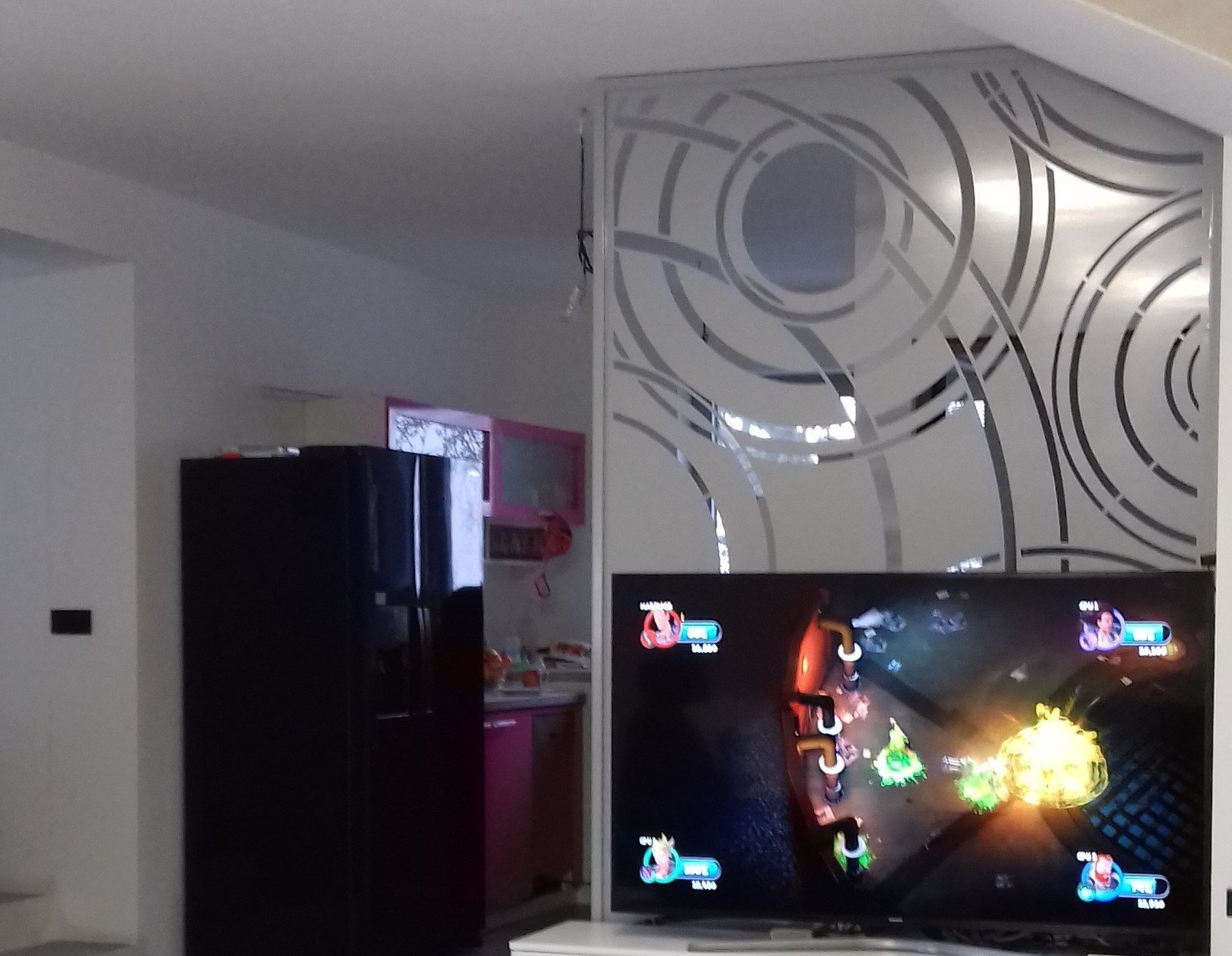 Designový panel za TV