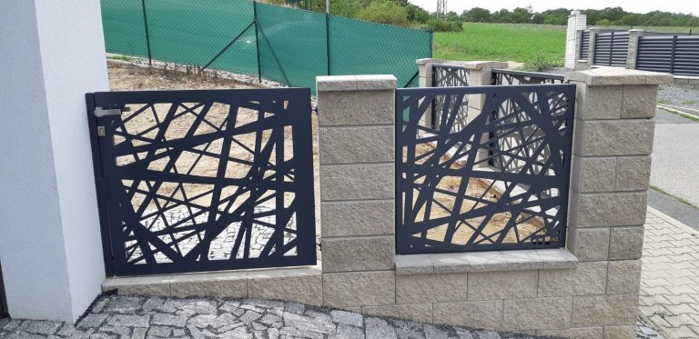 Designové hliníkové oplocení