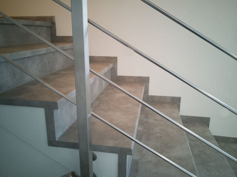 Finální stav schodiště po renovaci