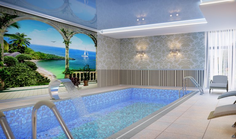 Privátní rezidence je řešená v klasickém stylu. Dřevěné obložení stěn &quot;boiserie&quot; přidává interiérům nádech luxusu, ale zároveň nepůsobí těžce díky…