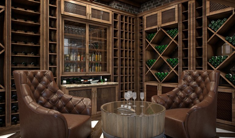 Privátní rezidence je řešená v klasickém stylu. Dřevěné obložení stěn &quot;boiserie&quot; přidává interiérům nádech luxusu, ale zároveň nepůsobí těžce díky…