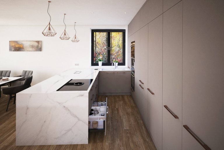 Kuchyňská linka - vnitřní pohled