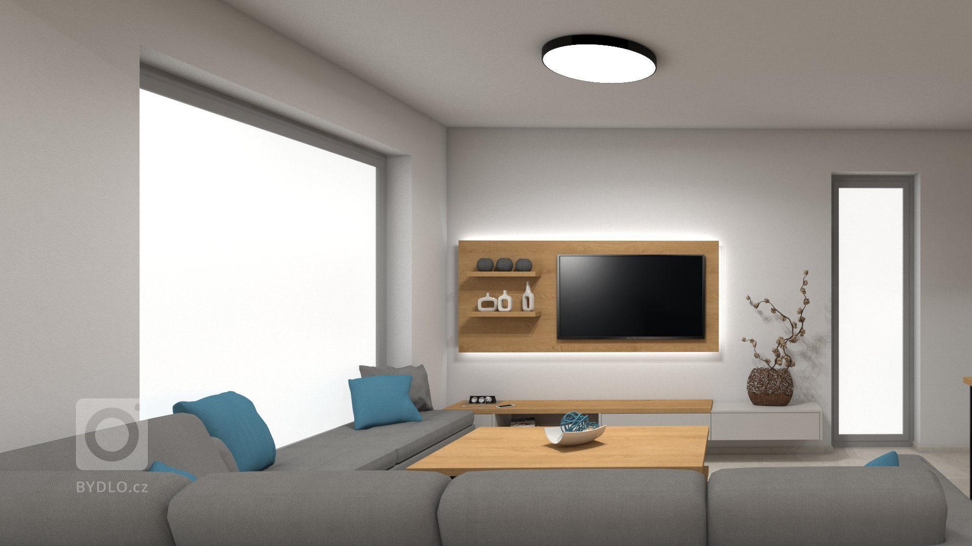 Klientovo zadání znělo, že by chtěl moderní líbivý a dobře uspořádaný interiér kuchyně s obývacím pokojem. Proto jsme zvolili světle šedou supermatnou v…