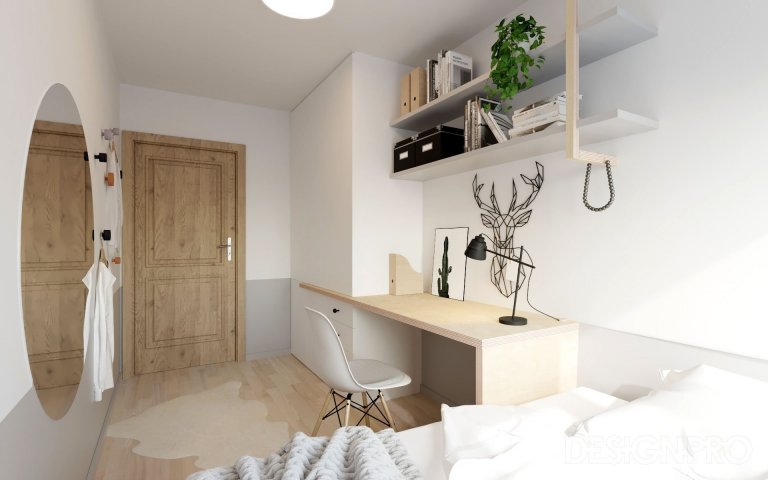 Přeměna starých barevných dětských pokojíčků na světlé pokoje v severském stylu pro dvě mladé slečny.

Každá dívka má svůj pokoj, obě ho chtěly v severském…