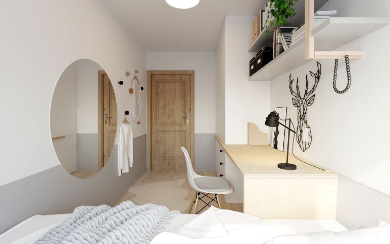 Přeměna starých barevných dětských pokojíčků na světlé pokoje v severském stylu pro dvě mladé slečny.

Každá dívka má svůj pokoj, obě ho chtěly v severském…