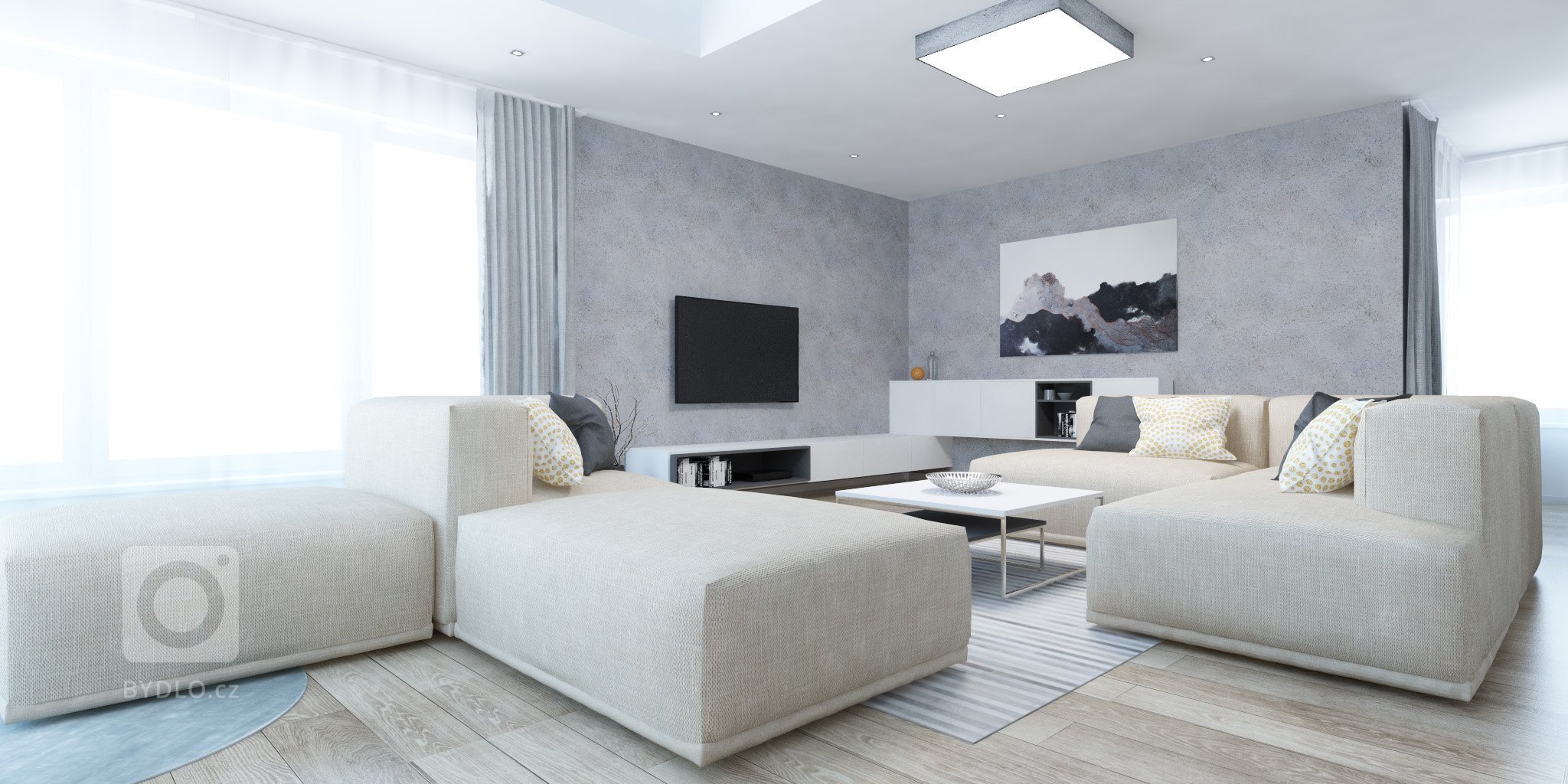 Dominantou priestrannej dennej zóny rodinného domu v Malinove je krb s knižnicou, ktoré umocňujú dojem z galérie spájajúcej dve podlažia.
Achromatický…