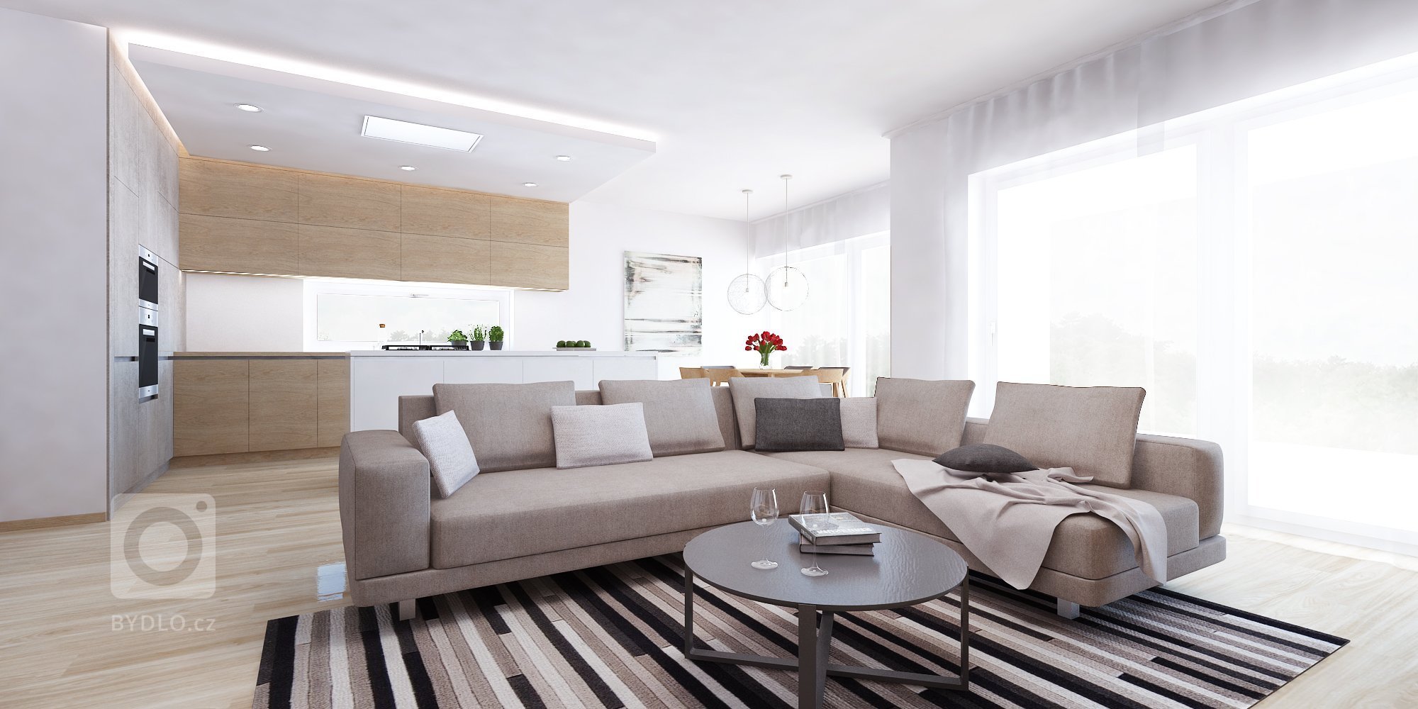 Moderný RD s minimalistickým nádychom
