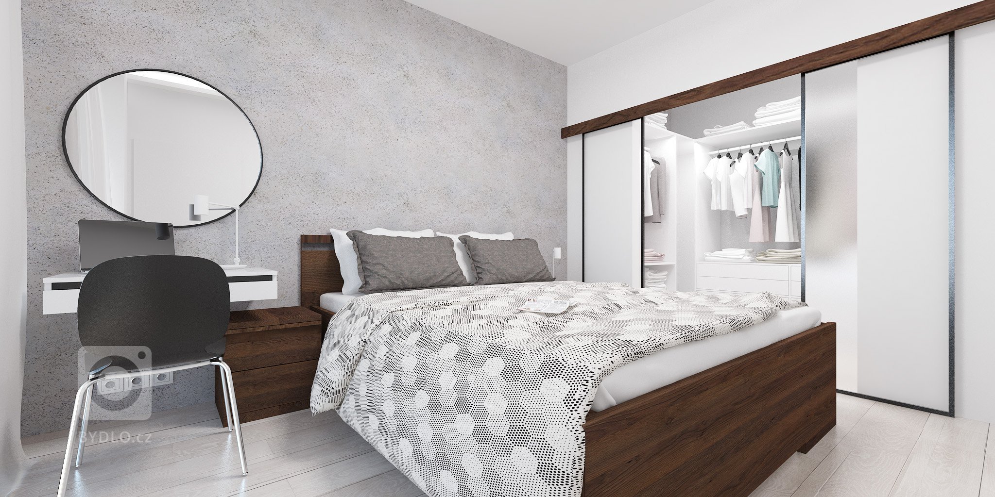 Moderný byt v Centre Bratislavy je charakteristický nadčasovým dizajnom a kontrastnými farbami ktoré dodávajú jedinečnosť v celom priestore.
