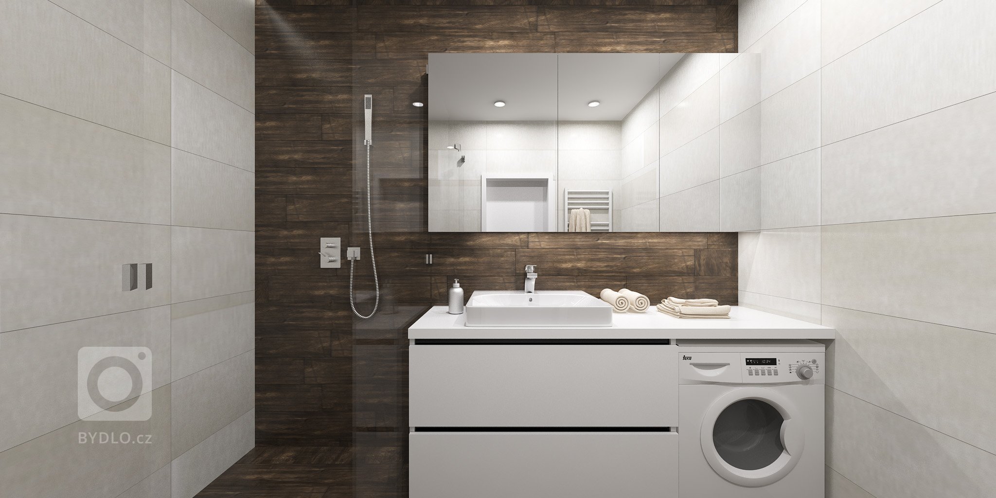 Moderný byt v Centre Bratislavy je charakteristický nadčasovým dizajnom a kontrastnými farbami ktoré dodávajú jedinečnosť v celom priestore.
