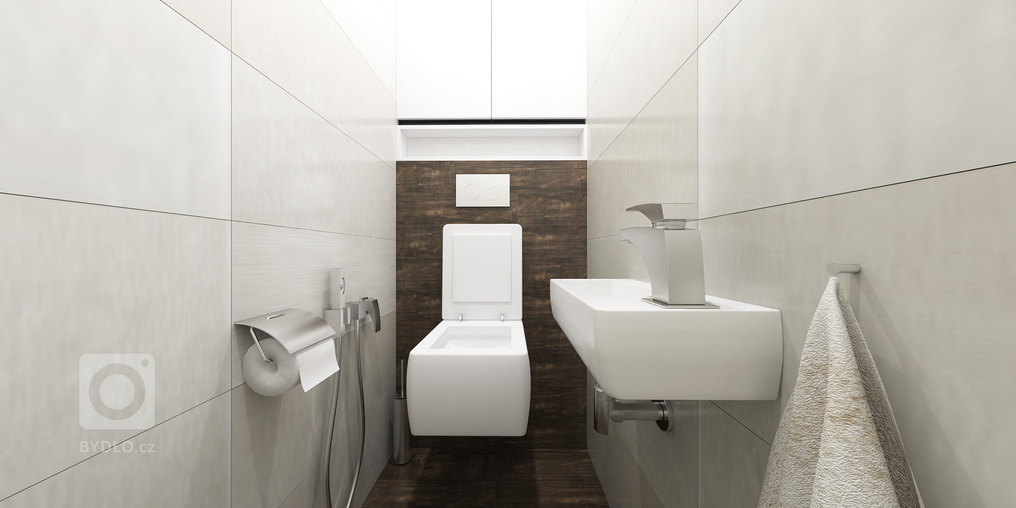 Moderný byt v Centre Bratislavy je charakteristický nadčasovým dizajnom a kontrastnými farbami ktoré dodávajú jedinečnosť v celom priestore.
