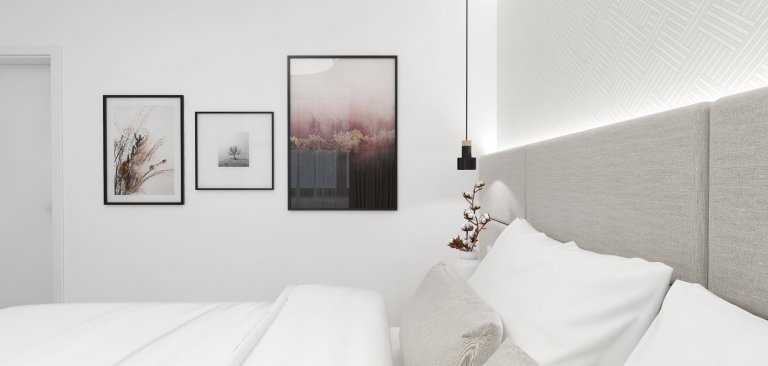 Interiér 2-izbového bytu v Bratislave vyniká konceptom v duchu elegancie, luxusu a zároveň si zachováva útulnú a príjemnú atmosféru&nbsp;
