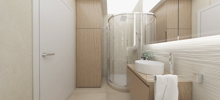 Interiér 2-izbového bytu v Bratislave vyniká konceptom v duchu elegancie, luxusu a zároveň si zachováva útulnú a príjemnú atmosféru&nbsp;
