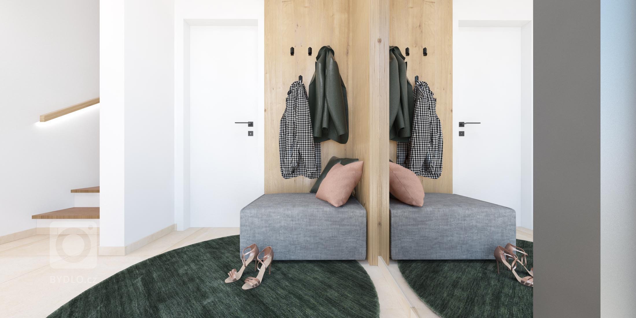 Náš&nbsp;projekt z kategórie rodinných domov sme poňali veľmi elegantne a vzdušne. V interiéri prevládajú farebné akcenty v odtieňoch zelenej a ružovej, ktoré…