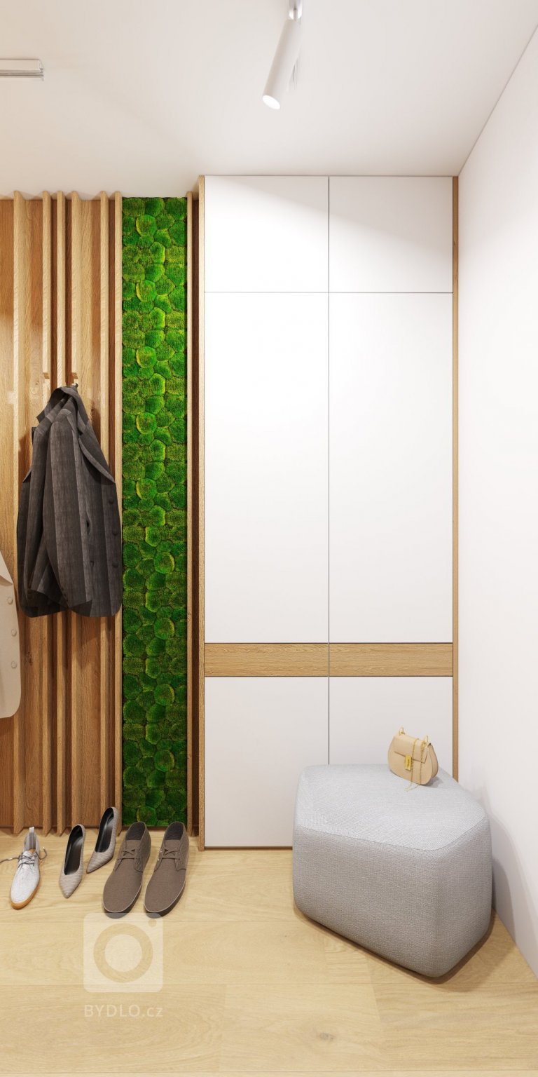 Náš&nbsp; návrh bytu v&nbsp;Kolísky Záhorská Bystrica&nbsp;????, kde sme sa pohrali s väčšími plochami machu od&nbsp;MOSSdesign&nbsp;☘️, ktoré pekne vyniknú na…