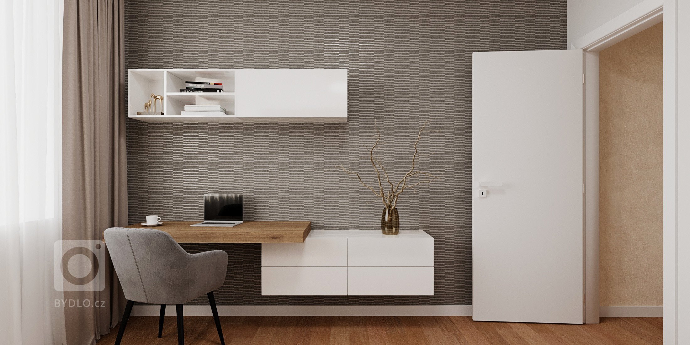 Elegantný byt v zemitých farbách.&nbsp;Dôležitou úlohou, ktorá súvisela s požiadavkou na jednoduchý čistý interiér, bolo vytvoriť dostatok úložných priestorov.…