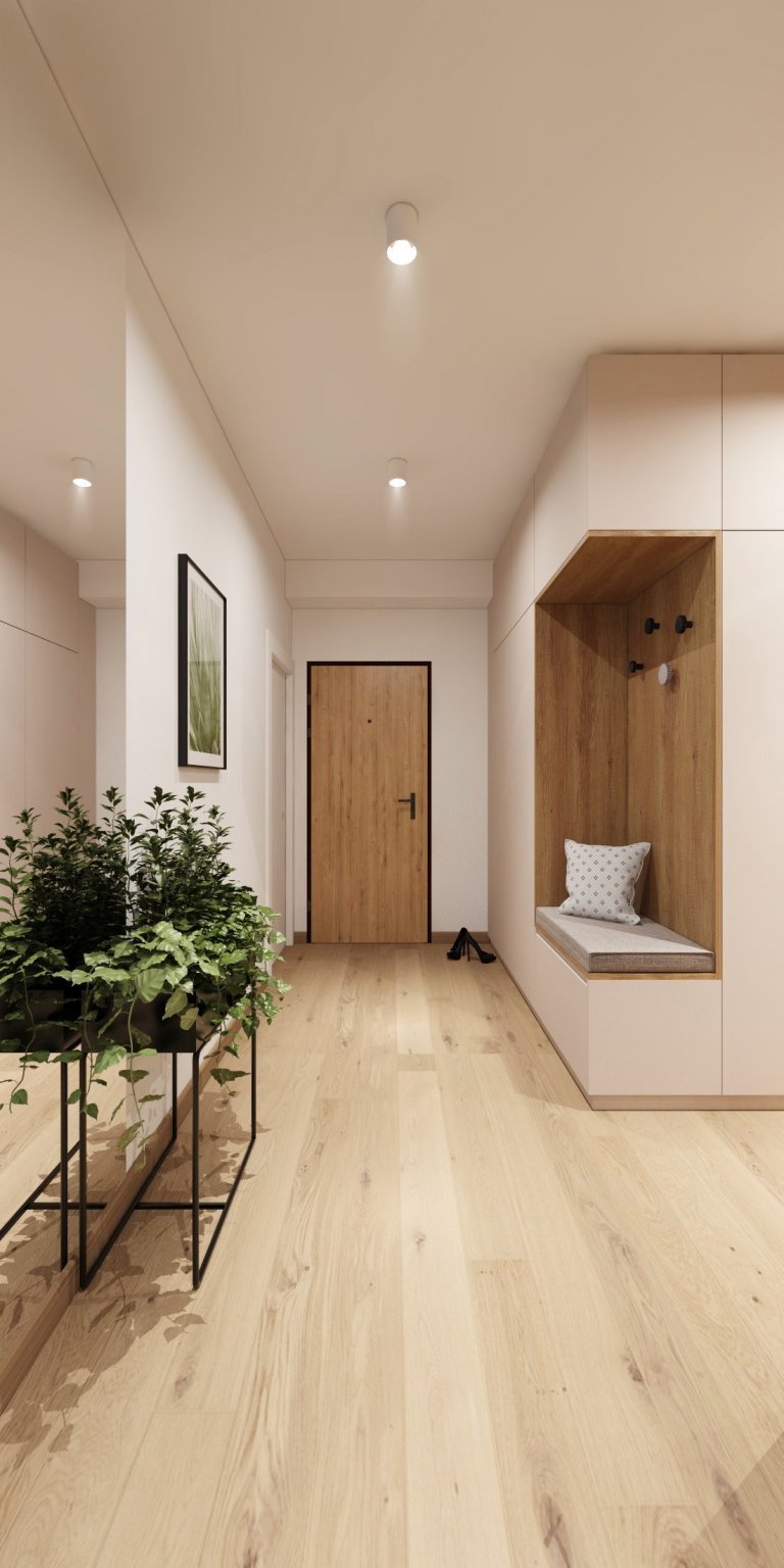 Návrh interiéru bytu v Karlovke, Bratislava
