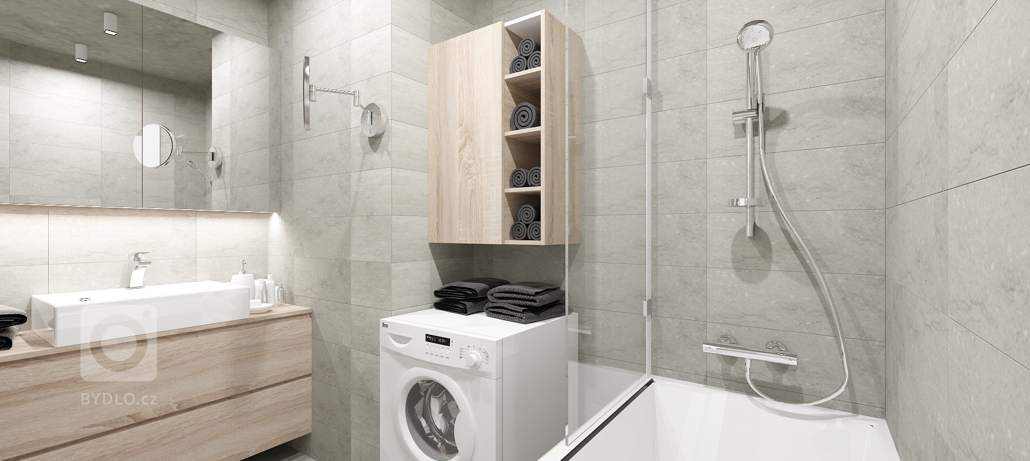 Nový projekt v obľúbenom komplexe Slnečnice v sebe spája eleganciu belasej farby s drevom. Biele steny oživujú tapety s jemným vzorom či betónová stierka.…