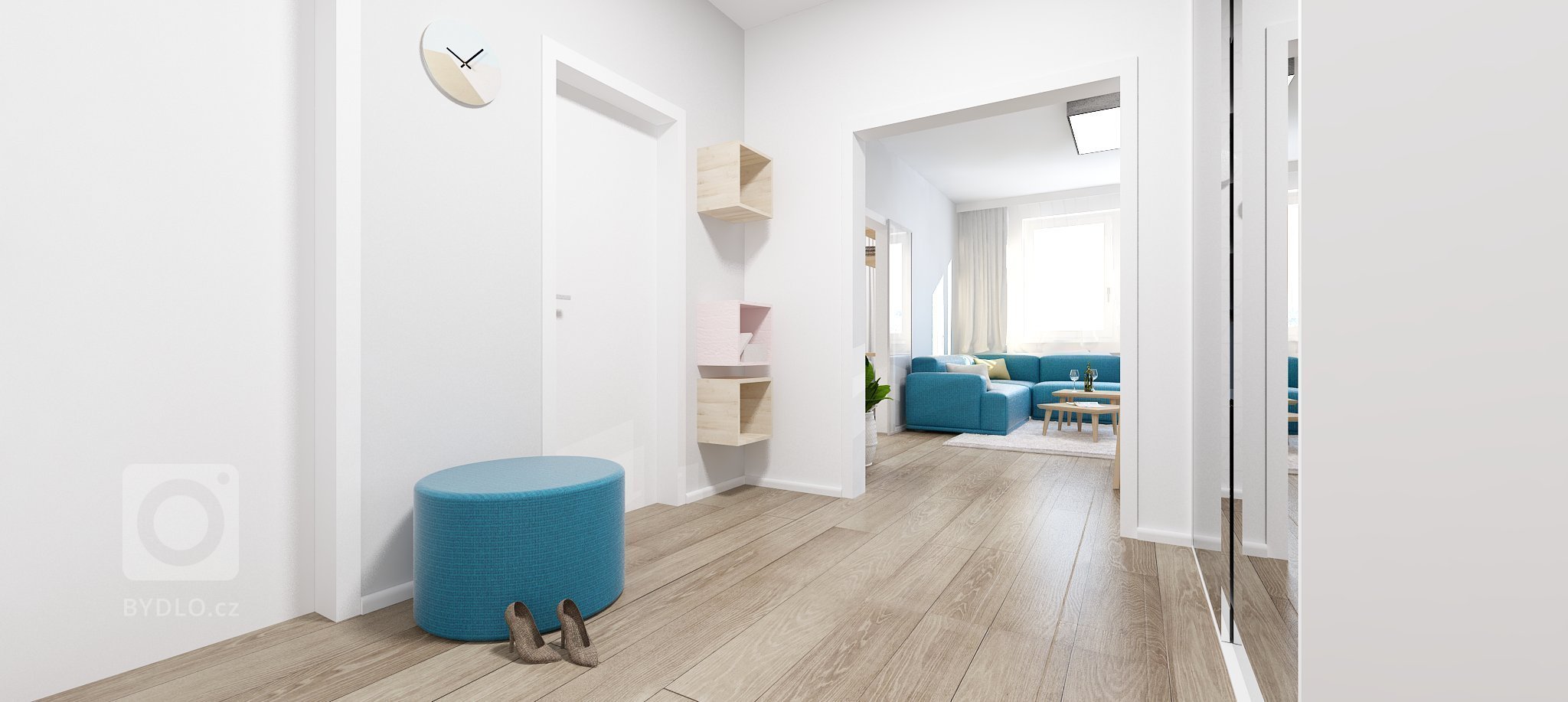 Zmodernizovali sme typický panelákový byt v Petržalke. Nadčasovosť, elegancia a designová sedačka v žiarivo petrolejovej farbe, ktorá vyniká na neutrálnom…