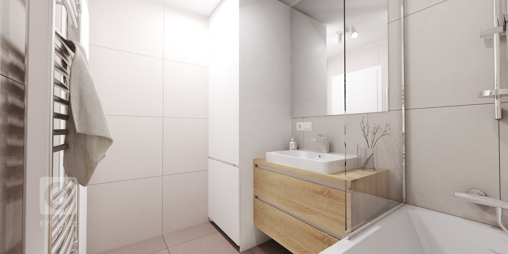 Elegantný 3 izbový byt v projekte&nbsp;Čerešne, ktorý Vás osloví svojou harmóniou farieb a materiálov, je najnovší interiér z našej dielne.&nbsp;
