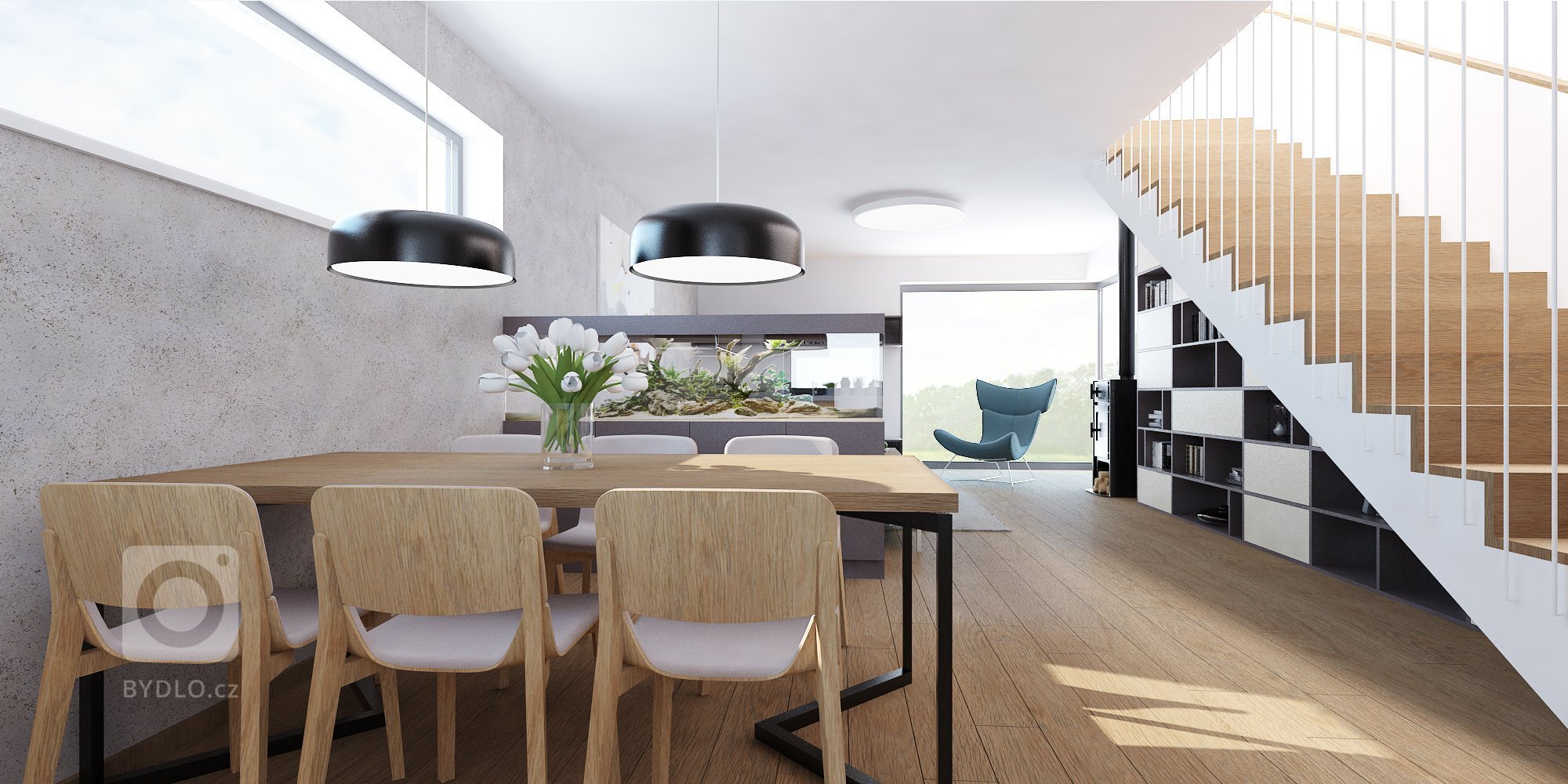 Minimalistický a priestranný interiér rodinného domu v Nitre s originálnymi solitérmi pôsobí harmonicky a čisto. Pri návrhu farebného konceptu sme vychádzali z…