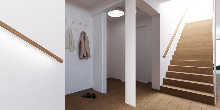 Minimalistický a priestranný interiér rodinného domu v Nitre s originálnymi solitérmi pôsobí harmonicky a čisto. Pri návrhu farebného konceptu sme vychádzali z…