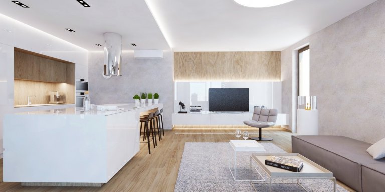 Celý interiér sme koncipovali v minimalistickom štýle, pričom sme kládli dôraz na farebnú a tvarovú jednoduchosť a docielili tým funkčný a nadčasový interiér.…