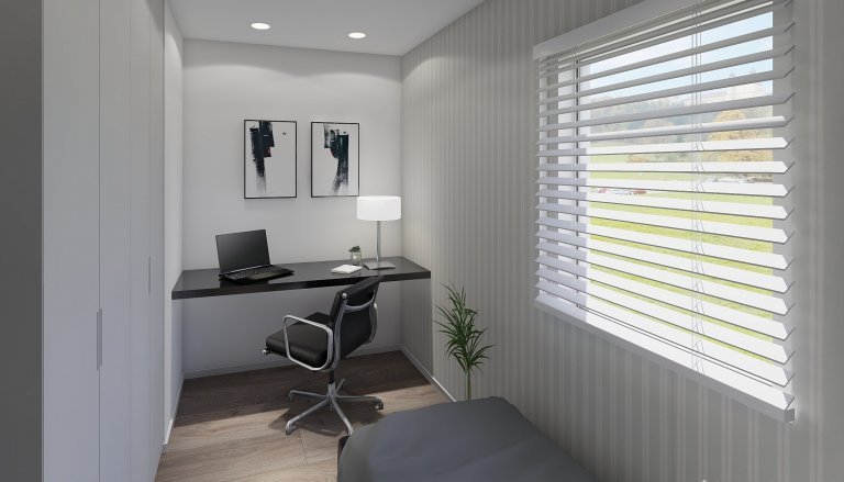 Dřevostavba o rozměrech 12x4m Easy 40&nbsp;&ndash; vhodná pro náročnější zákazníky, kteří chtějí více prostoru za nízkou cenu. Levné, přesto kvalitní bydlení.…