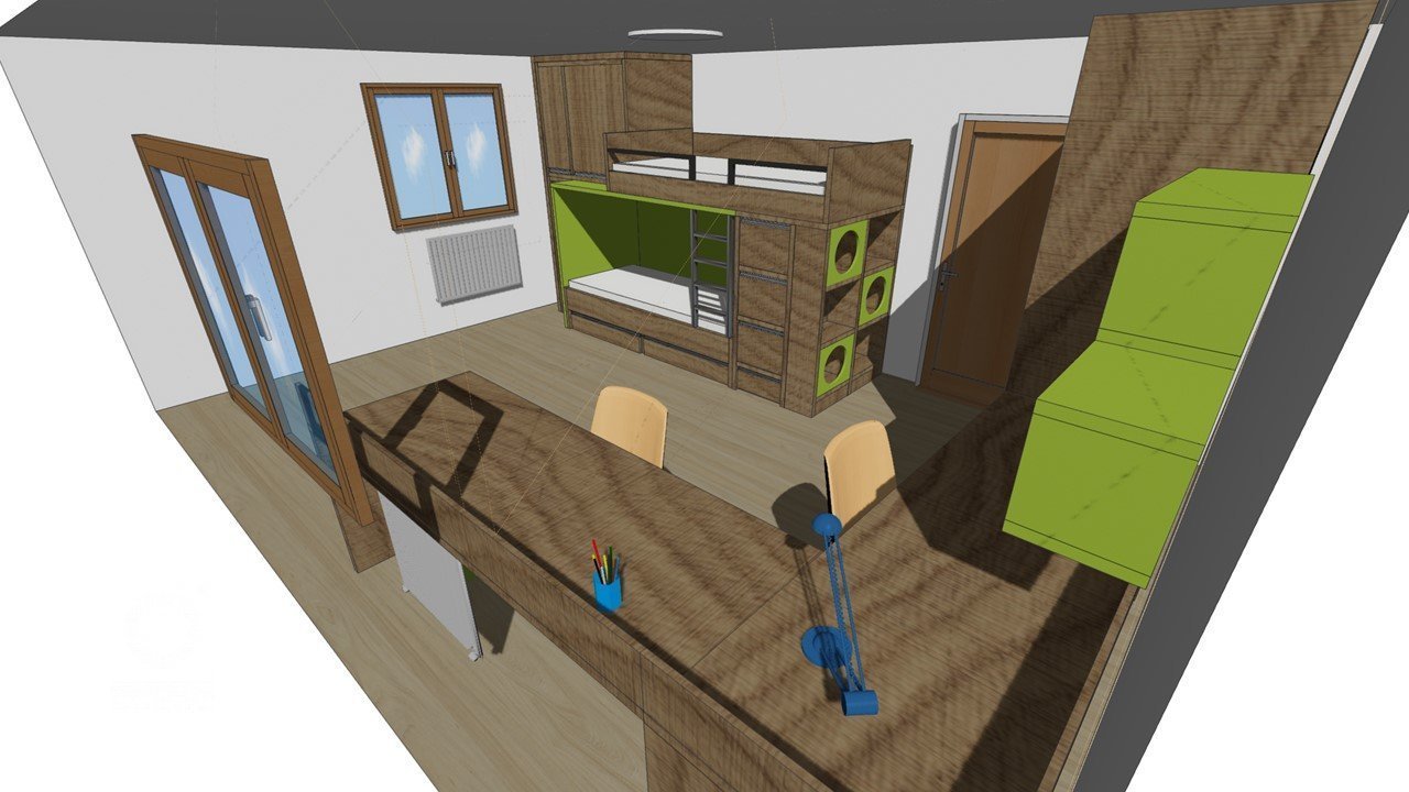 Na začátku roku jsme dokončili &quot;úpravu&quot; dětského pokoje pro dvě holčičky ve věku 8 a 5 let. Tato úprava probíhala tak, že když jsme přišli pokoj v…