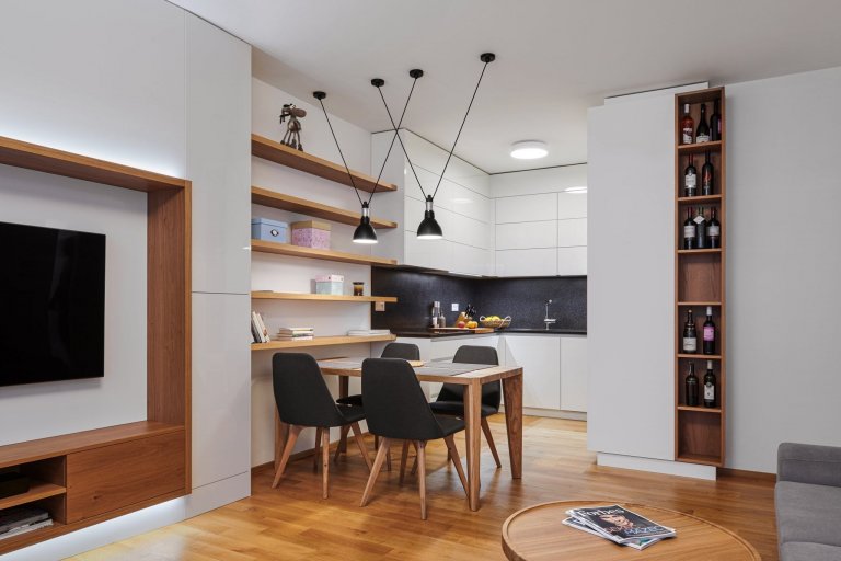 Luxusní interiér s designovými prvky