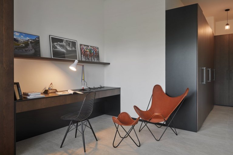 Minimalistický byt s designovými prvky
