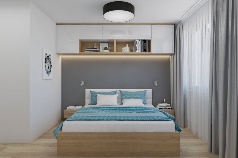 Ložnice s nádechem luxusu