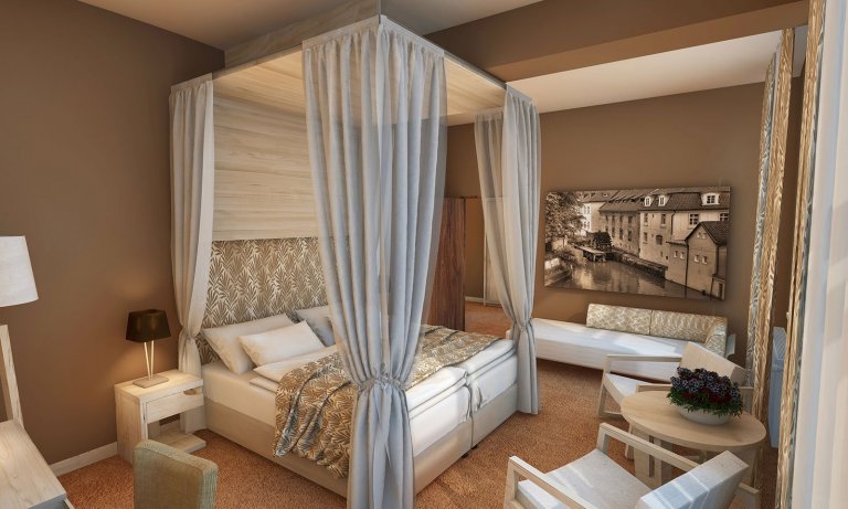 HOTEL KAMPA GARDEN POKOJE