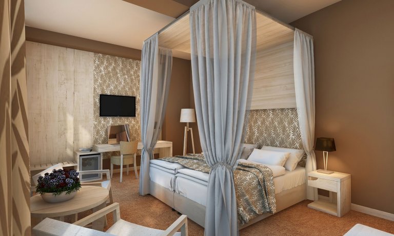 HOTEL KAMPA GARDEN POKOJE