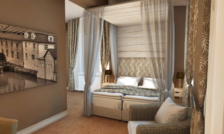 HOTEL KAMPA GARDEN POKOJE